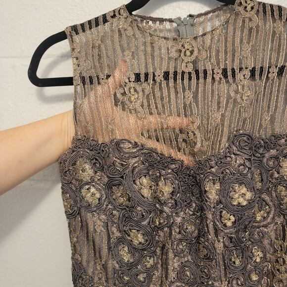 Liancarlo Silk Blend Cocktail Dress - Picture 9 of 14